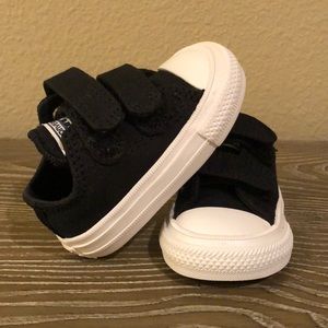 New little boys Converse All Stars Black